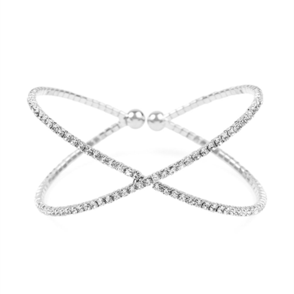 Rhinestone Cuff Bracelet